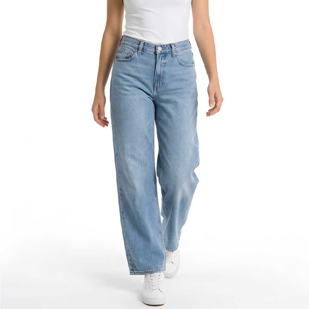 Sincerely Jules Women Light Wash Wide Leg High Rise Jeans Size 9/29 SJ26973MZW‎